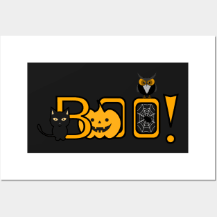 Boo, it's Halloween! Posters and Art
